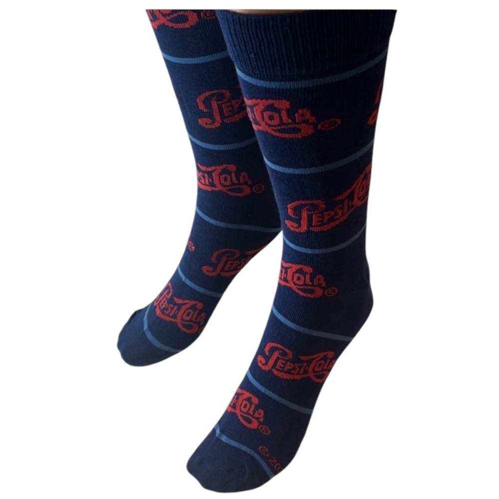 ♥️ Pepsi•Cola Novelty Socks 9-13 Unisex NWT